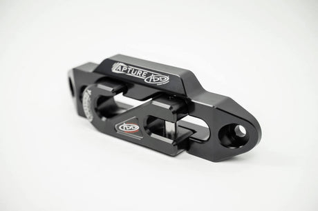 Addictive Desert Designs 1-5/16in Winch Fairlead Plate w/ Recessed Round End Hook - Black Addictive Desert Designs