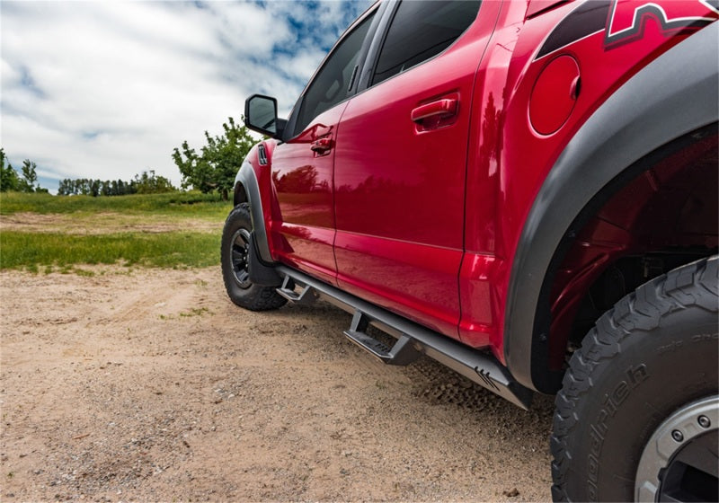 N-Fab EPYX 2019 Dodge RAM 1500 Crew Cab - Cab Length - Tex. Black N-Fab Side Steps  AXOPROS