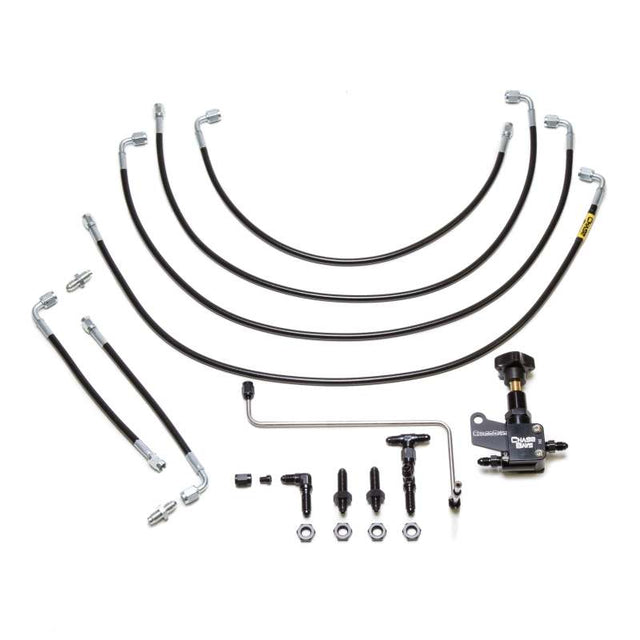 Chase Bays 88-02 Nissan S13/S14/S15 Single Piston Brake Booster Delete In Bay Brake Line Relocation Chase Bays Brake Line Kits  AXOPROS