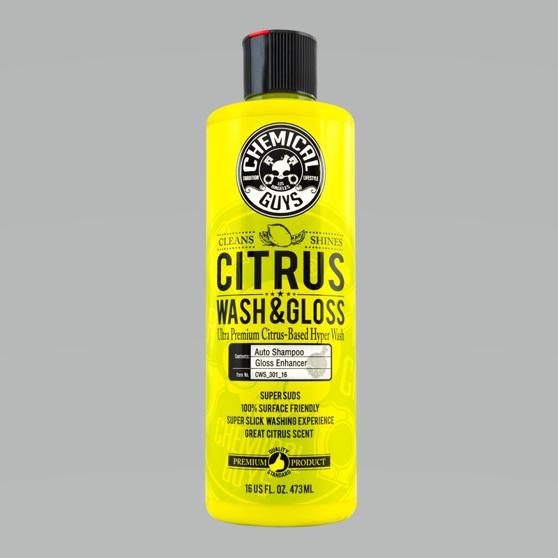 Chemical Guys Citrus Wash & Gloss Concentrated Car Wash - 16oz Chemical Guys Washes & Soaps  AXOPROS