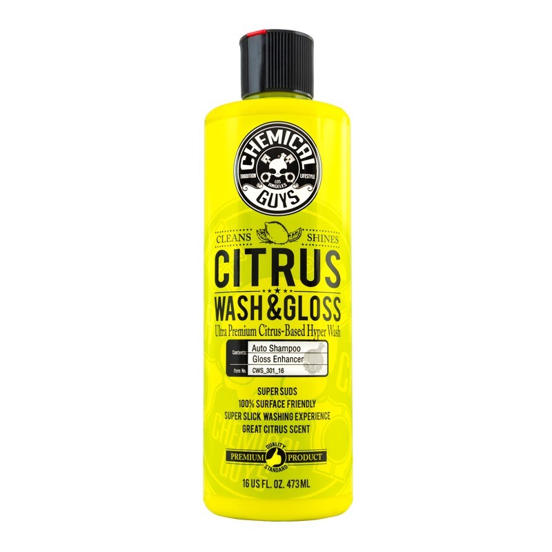 Chemical Guys Citrus Wash & Gloss Concentrated Car Wash - 16oz Chemical Guys Washes & Soaps  AXOPROS