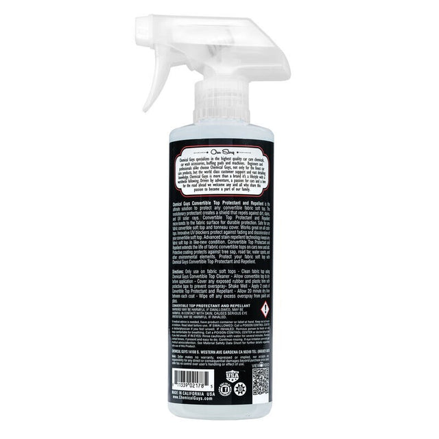 Chemical Guys Convertible Top Protectant & Repellent - 16oz Chemical Guys Surface Cleaners  AXOPROS