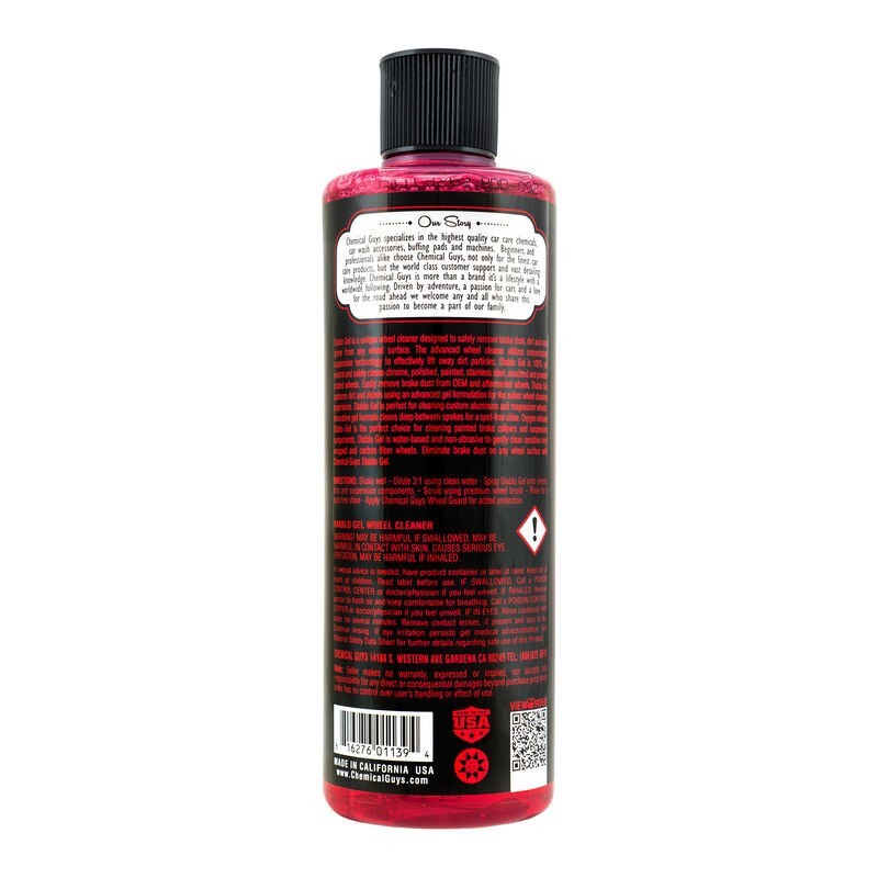Chemical Guys Diablo Gel Wheel & Rim Cleaner - 16oz Chemical Guys Washes & Soaps  AXOPROS