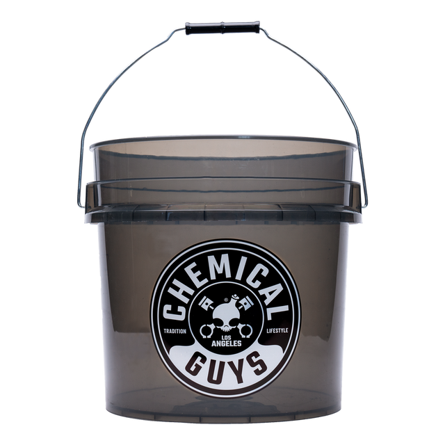 Chemical Guys Heavy Duty Detailing Bucket Smoked Black (4.5 Gal) Chemical Guys Wash Buckets  AXOPROS