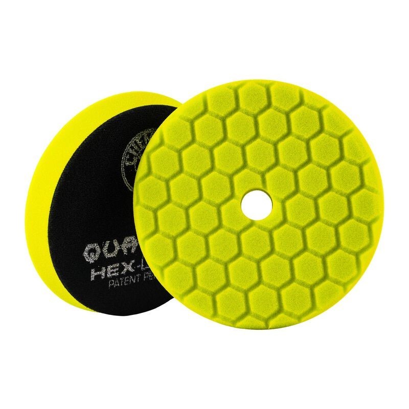 Chemical Guys Hex-Logic Quantum Heavy Cutting Pad - Yellow - 5.5in Chemical Guys Pads & Sponges  AXOPROS