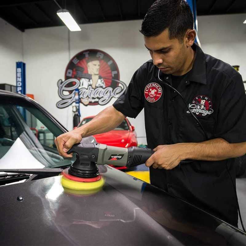 Chemical Guys Hex-Logic Quantum Heavy Cutting Pad - Yellow - 5.5in Chemical Guys Pads & Sponges  AXOPROS