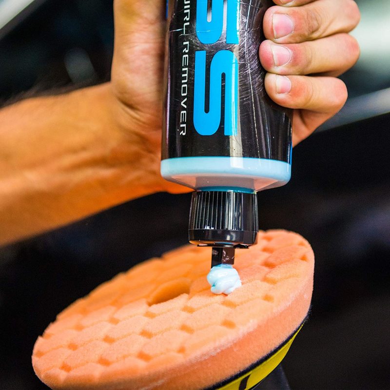 Chemical Guys Hex-Logic Quantum Medium-Heavy Cutting Pad - Orange - 5.5in Chemical Guys Pads & Sponges  AXOPROS