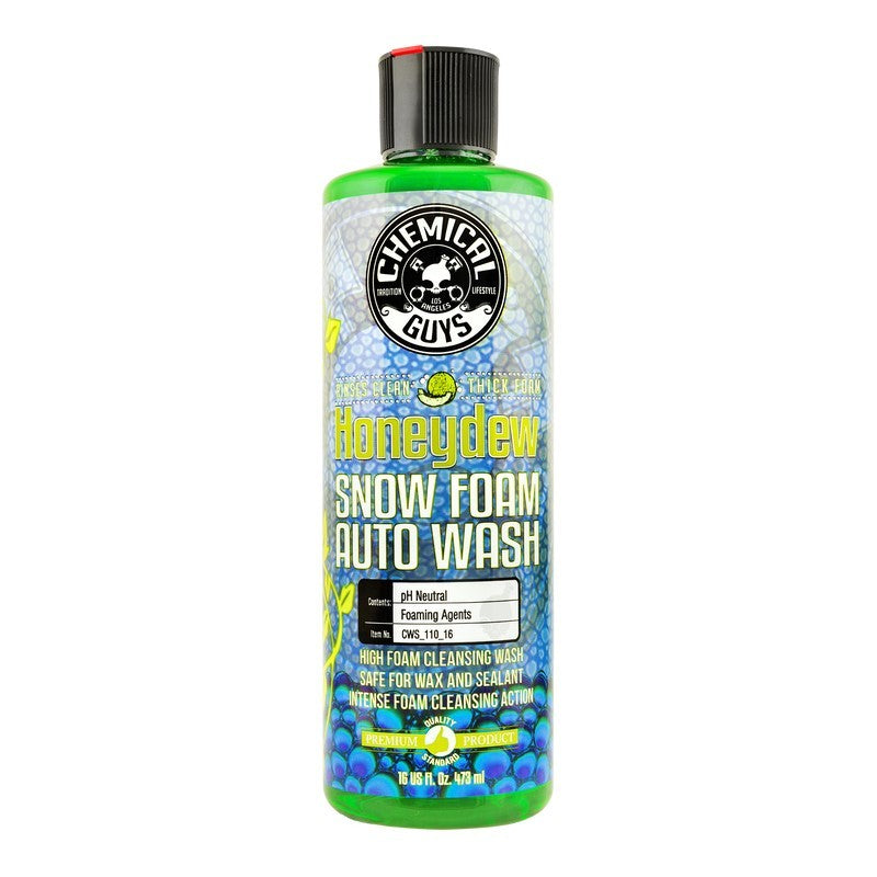 Chemical Guys Honeydew Snow Foam Auto Wash Cleansing Shampoo - 16oz Chemical Guys Washes & Soaps  AXOPROS