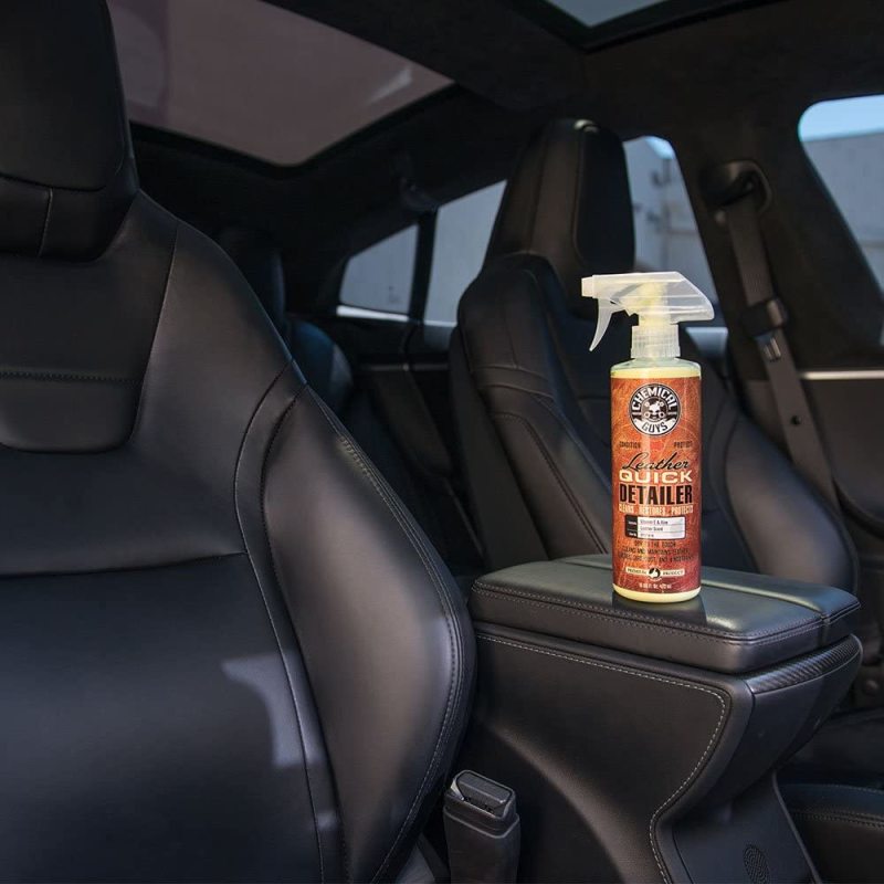 Chemical Guys Leather Quick Detailer Care Spray - Matte Finish - 16oz Chemical Guys Surface Cleaners  AXOPROS