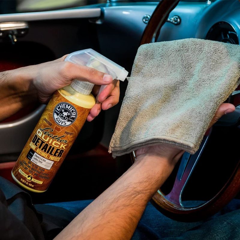 Chemical Guys Leather Quick Detailer Care Spray - Matte Finish - 16oz Chemical Guys Surface Cleaners  AXOPROS