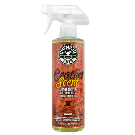 Chemical Guys Leather Scent Air Freshener & Odor Eliminator - 16oz Chemical Guys Surface Cleaners  AXOPROS