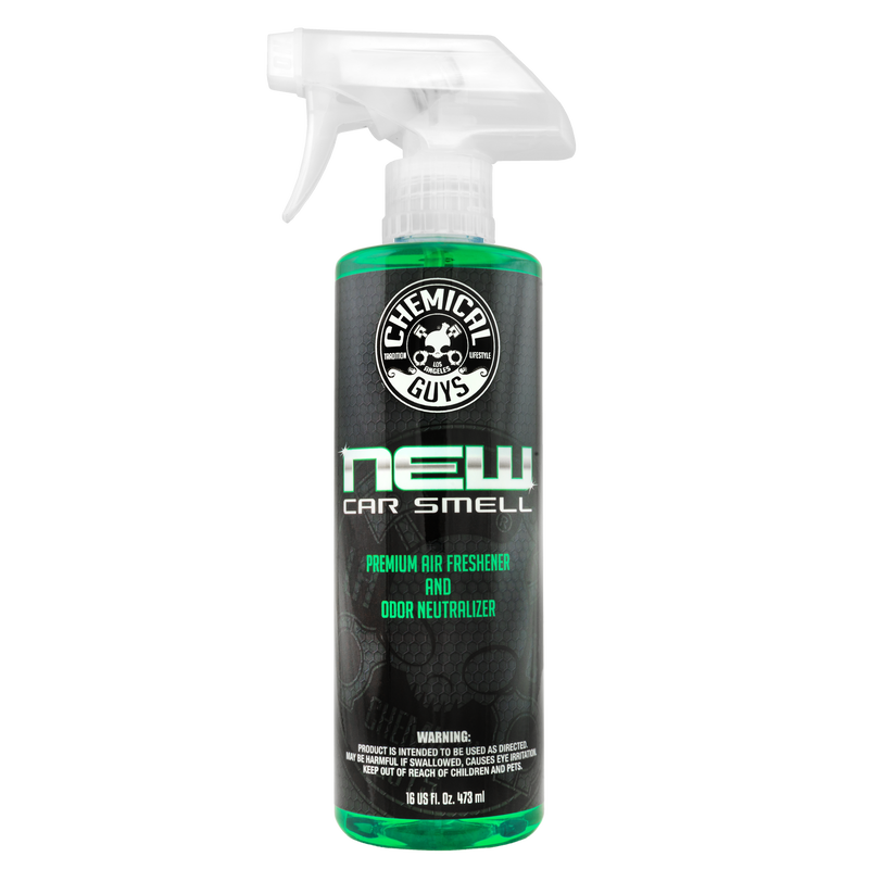Chemical Guys New Car Smell Air Freshener & Odor Eliminator - 16oz Chemical Guys Surface Cleaners  AXOPROS
