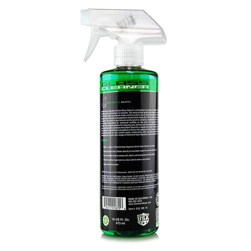 Chemical Guys Signature Series Glass Cleaner (Ammonia Free) -16oz Chemical Guys Window Cleaners  AXOPROS