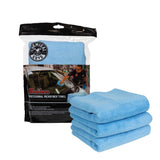 Chemical Guys Workhorse Professional Microfiber Towel - 16in x 16in - Blue - 3 Pack Chemical Guys Microfibers & Towels  AXOPROS