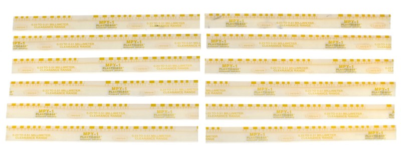 Clevite Plastigage Yellow Plastigage - 12 Pack Clevite Tools  AXOPROS