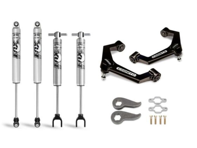 Cognito 11-19 Chevy/GMC Silv/Sierra 2500/3500 HD 2WD/4WD 3in Perf Leveling Kit w/ Fox PS 2.0 IFP Cognito Leveling Kits  AXOPROS