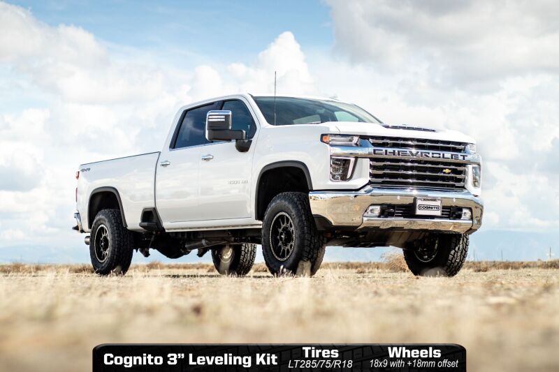 Cognito 20-24 Chevy/GMC Silverado/Sierra 2500/3500 HD 2WD/4WD 3in Standard Leveling Lift Kit Cognito Leveling Kits  AXOPROS
