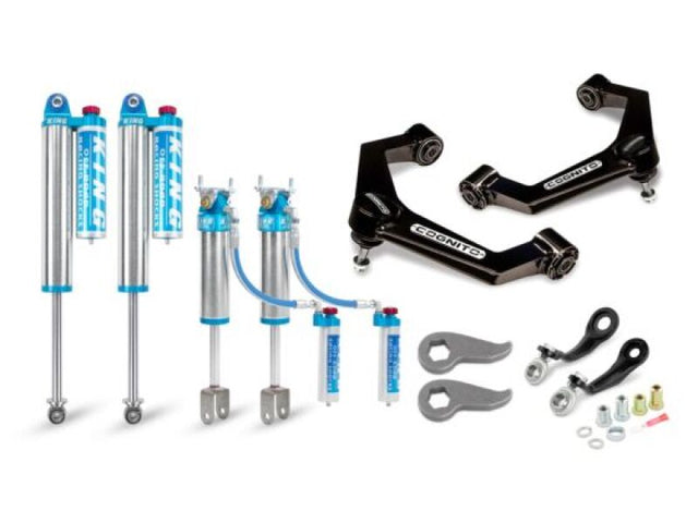 Cognito 20-24 Chevy/GMC Silv/Sierra 2500/3500 HD 2WD/4WD 3in Elite Leveling Kit w/ King 2.5 RR Cognito Leveling Kits  AXOPROS