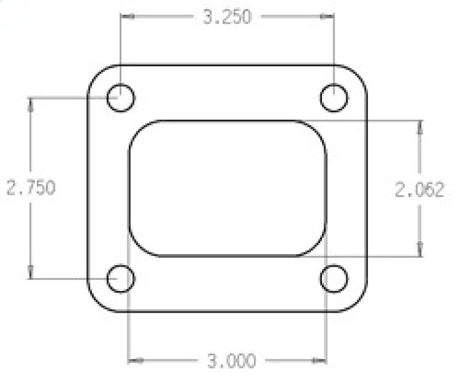 Cometic Turbo FLG T4 Garrett Exh Inlet .010in Exhaust Gasket Cometic Gasket Exhaust Gaskets  AXOPROS