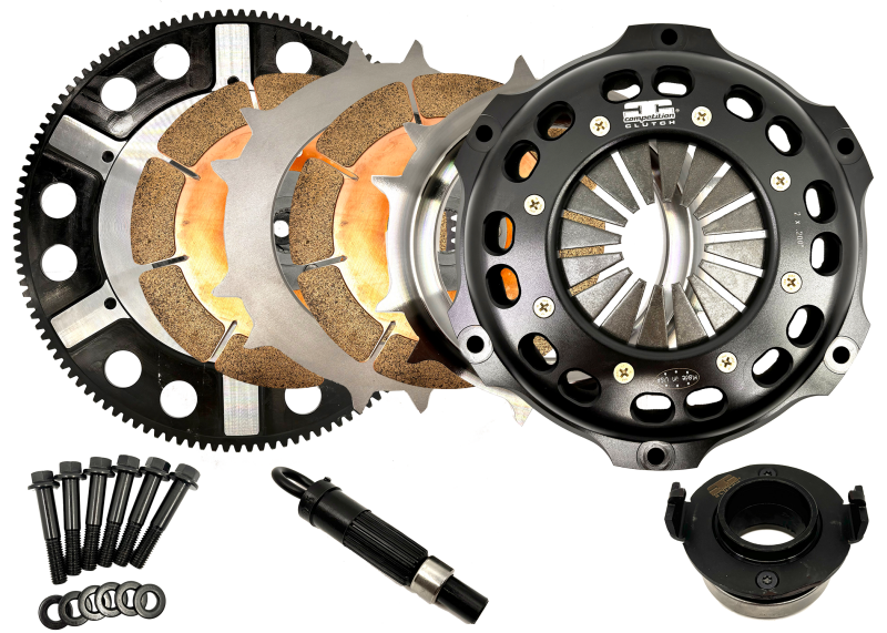 Competition Clutch Honda/Acura B Series 184mm Twin Disc Ceramic Clutch Kit Competition Clutch Clutch Kits - Multi  AXOPROS