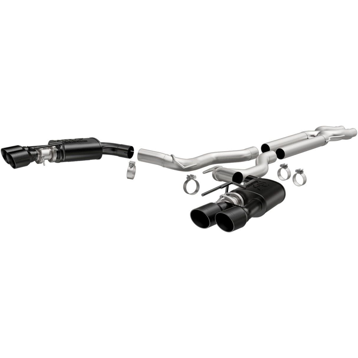 Competition Series Black Cat-Back System MagnaFlow Exhaust Products Exhaust System Kit  AXOPROS