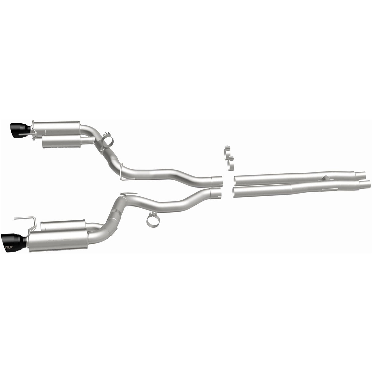 Competition Series Black Chrome Tips Cat-Back System MagnaFlow Exhaust Products Exhaust System Kit  AXOPROS