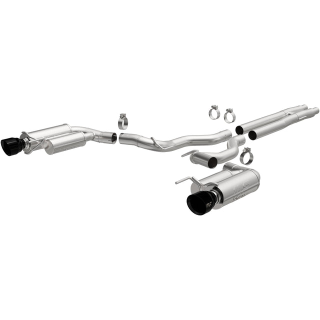 Competition Series Black Chrome Tips Cat-Back System MagnaFlow Exhaust Products Exhaust System Kit  AXOPROS