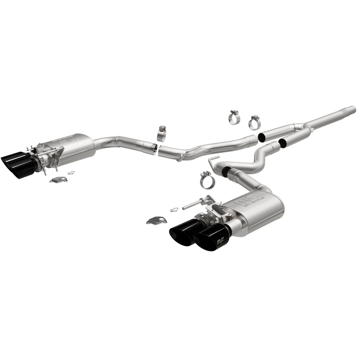 Competition Series Black Chrome Tips Cat-Back System MagnaFlow Exhaust Products Exhaust System Kit  AXOPROS