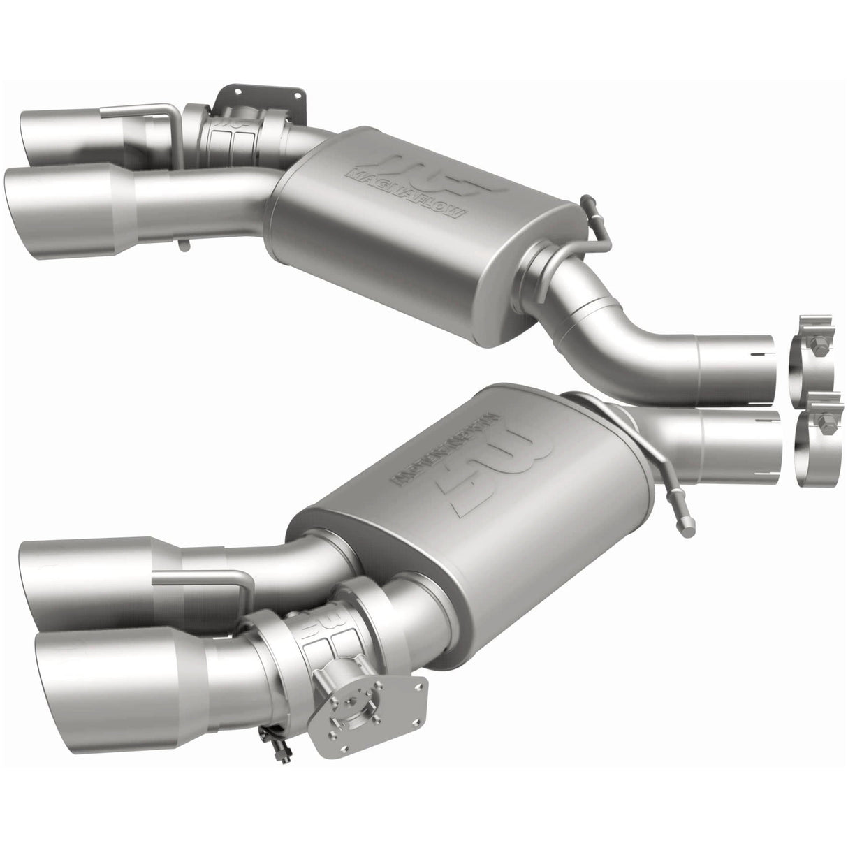 Competition Series Stainless Axle-Back System MagnaFlow Exhaust Products Exhaust System Kit  AXOPROS