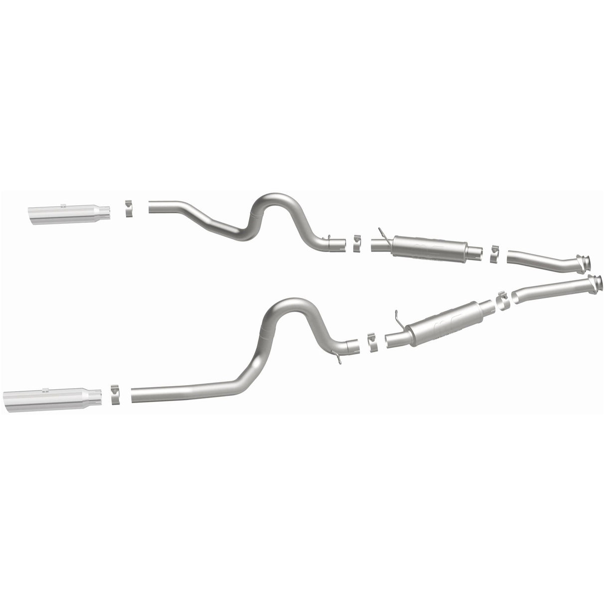 Competition Series Stainless Cat-Back System MagnaFlow Exhaust Products Exhaust System Kit  AXOPROS