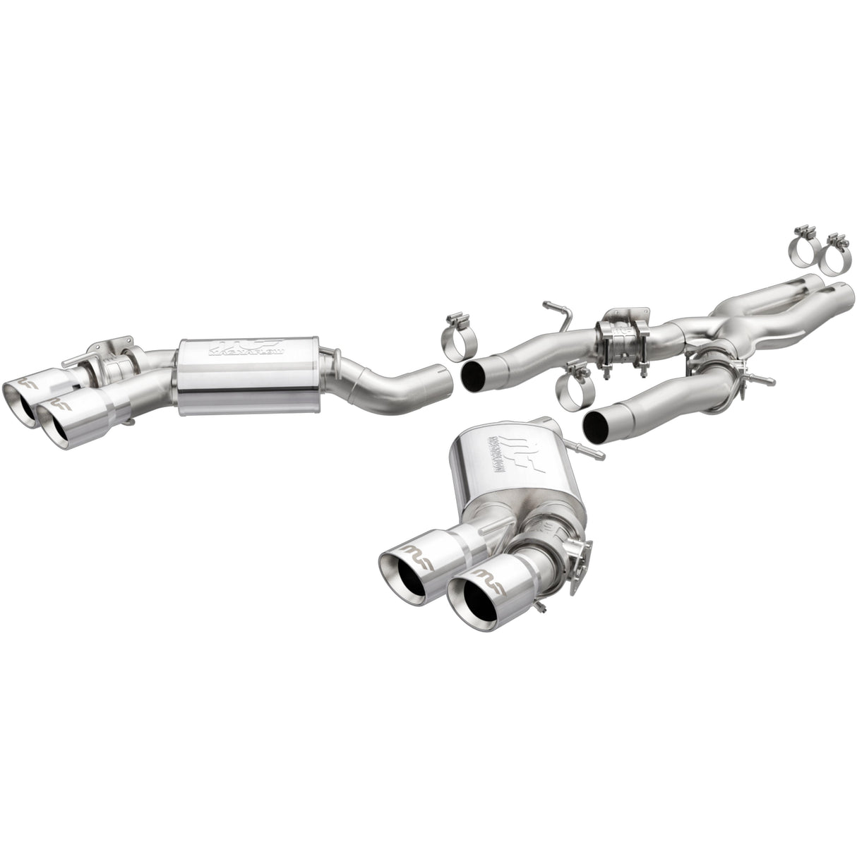 Competition Series Stainless Cat-Back System MagnaFlow Exhaust Products Exhaust System Kit  AXOPROS