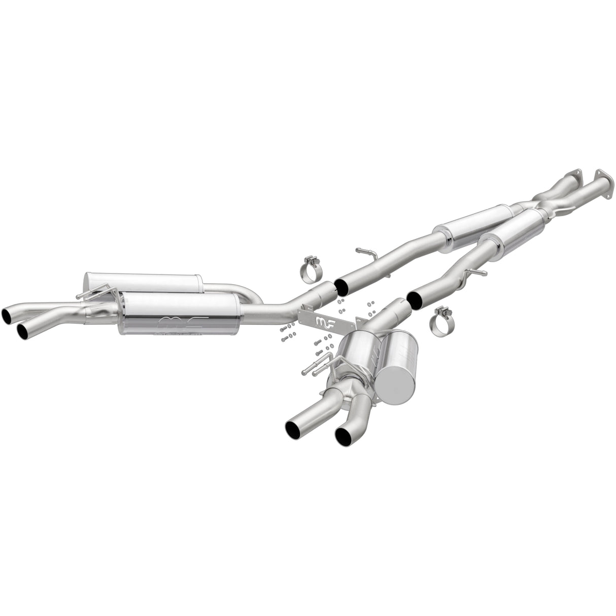 Competition Series Stainless Cat-Back System MagnaFlow Exhaust Products Exhaust System Kit  AXOPROS