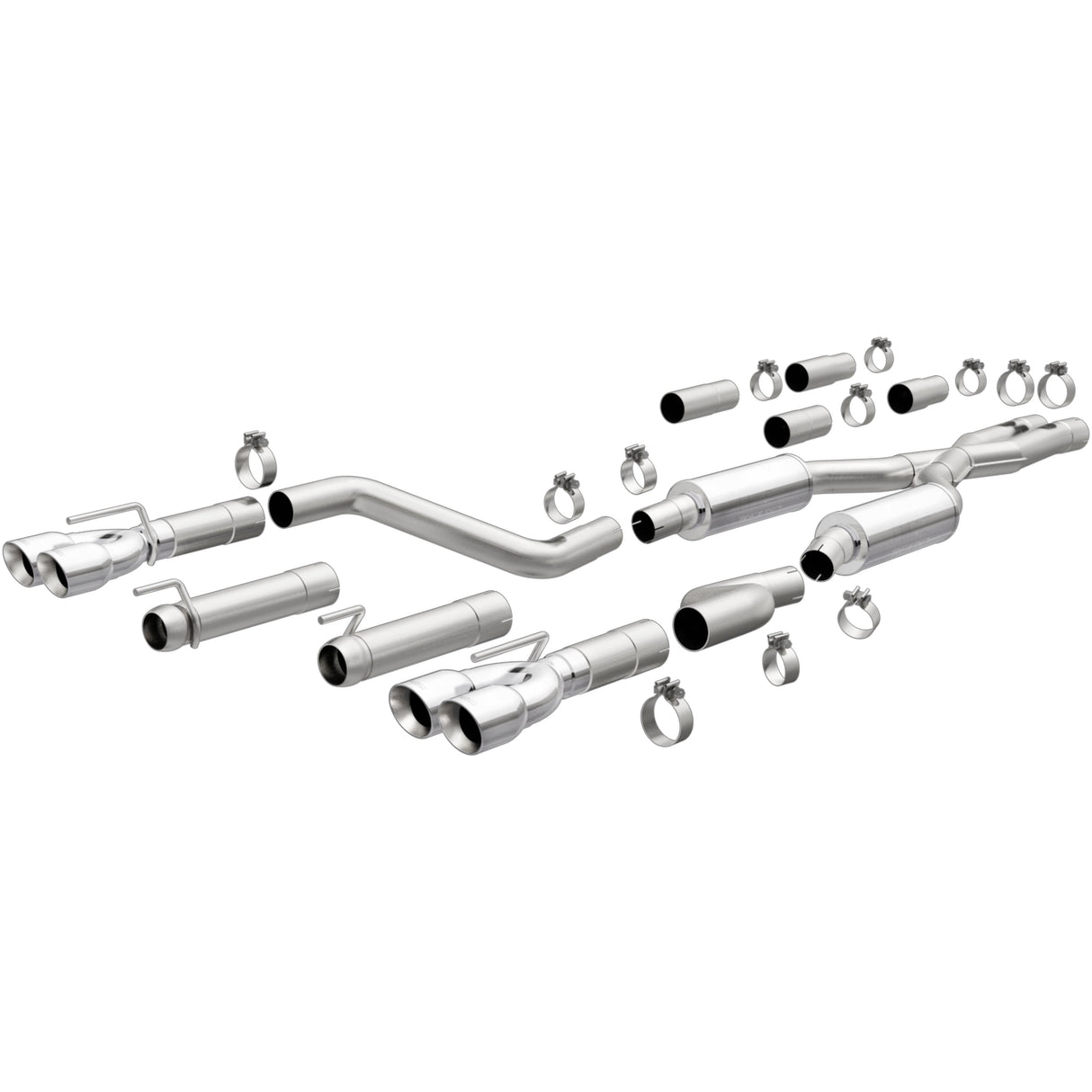 Competition Series Stainless Cat-Back System MagnaFlow Exhaust Products Exhaust System Kit  AXOPROS