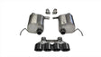 Corsa 14-19 Chevy Corvette C7 Coupe 6.2L V8 AT/MT 2.75in Valve-Back Dual Rear Exit Black Xtreme Exht CORSA Performance Axle Back  AXOPROS