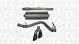 Corsa 14-19 GMC Sierra/Chevy Silv 1500 Crew Cab/Short Bed 5.3L V8 Black Sport Single Side CB Exhaust CORSA Performance Catback  AXOPROS