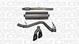Corsa 14-19 GMC Sierra/Chevy Silv 1500 Crew Cab/Short Bed 5.3L V8 Black Sport Single Side CB Exhaust CORSA Performance Catback  AXOPROS