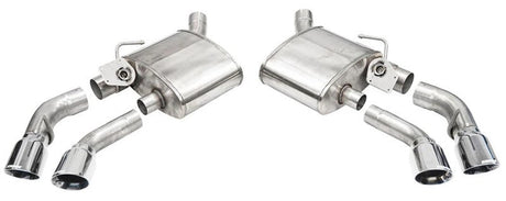 Corsa 16-24 Chevrolet Camaro SS/ZL1 6.2L V8 Polished Xtreme Axle-Back Exhaust (w/ Factory NPP Valve) CORSA Performance Axle Back  AXOPROS