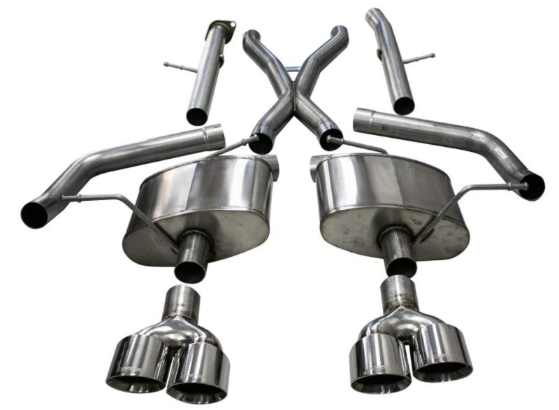 Corsa 18-21 Jeep Grand Cherokee TrackHawk 6.2L Xtreme Cat-Back Dual Rear Exit w/4.5in Polished Tips CORSA Performance Catback  AXOPROS