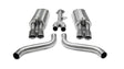 Corsa 1986-1991 Chevrolet Corvette C4 5.7L V8 L98 Polished Sport Cat-Back Exhaust CORSA Performance Catback  AXOPROS