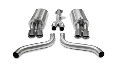 Corsa 1986-1991 Chevrolet Corvette C4 5.7L V8 L98 Polished Sport Cat-Back Exhaust CORSA Performance Catback  AXOPROS