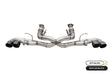 Corsa 20-24 Corvette C8 3in Xtreme Cat-Back Exhaust 4.5in Blk Quad Tips - Integrates stock AFM Valve CORSA Performance Catback  AXOPROS