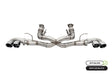 Corsa 20-24 Corvette C8 3in Xtreme Cat-Back Exhaust 4.5in Pol Quad Tips - Integrates stock AFM Valve CORSA Performance Catback  AXOPROS