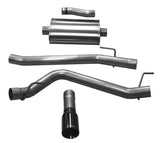 Corsa 20-25 Jeep Gladiator JT 3.6L Single Side Exit Cat-Back Exhaust System w/ Single 4in Black Tip CORSA Performance Catback  AXOPROS