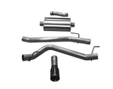 Corsa 20-25 Jeep Gladiator JT 3.6L Single Side Exit Cat-Back Exhaust System w/ Single 4in Black Tip CORSA Performance Catback  AXOPROS