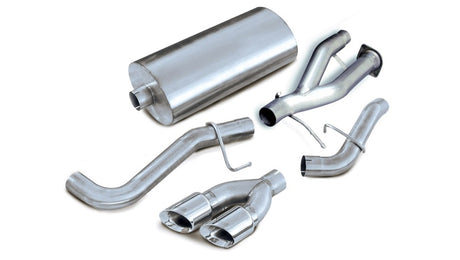 Corsa 2002-2006 Cadillac Escalade 6.0L V8 Polished Sport Cat-Back Exhaust CORSA Performance Catback  AXOPROS
