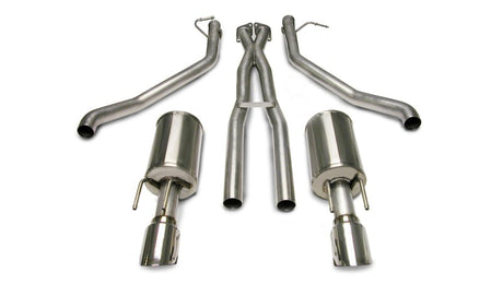 Corsa 2005-2006 Pontiac GTO 6.0L V8 2.5in Sport Cat-Back + XPipe Exhaust Polished Tips CORSA Performance Catback  AXOPROS