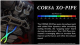 Corsa 2005-2007 Chevrolet Corvette C6 6.0L V8 Manual XO Pipe Exhaust CORSA Performance X Pipes  AXOPROS