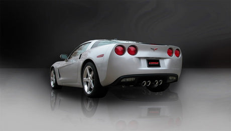 Corsa 2005-2007 Chevrolet Corvette C6 6.0L V8 Polished Sport Axle-Back Exhaust CORSA Performance Axle Back  AXOPROS