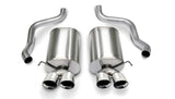 Corsa 2005-2007 Chevrolet Corvette C6 6.0L V8 Polished Sport Axle-Back Exhaust CORSA Performance Axle Back  AXOPROS