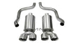Corsa 2005-2007 Chevrolet Corvette C6 6.0L V8 Polished Xtreme Axle-Back Exhaust CORSA Performance Axle Back  AXOPROS